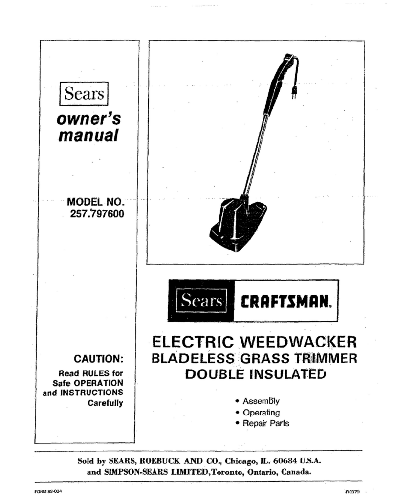 Craftsman 257.797600 User manual