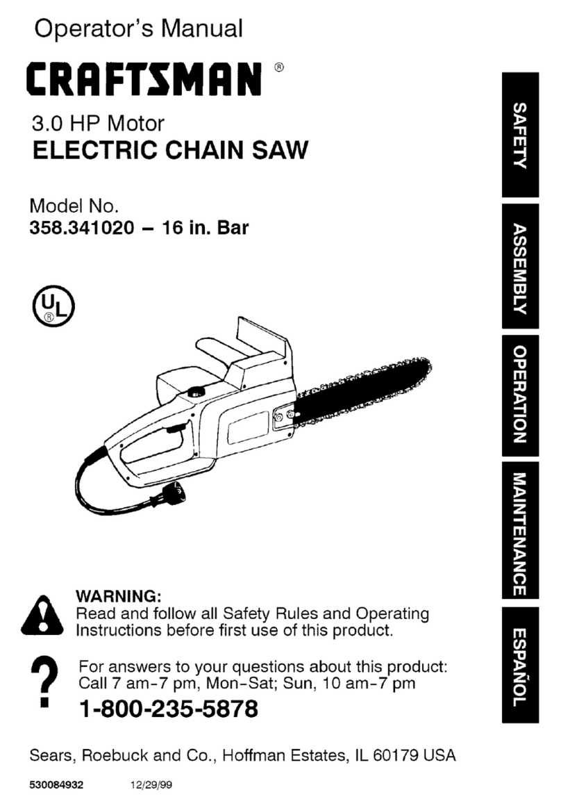 Craftsman 358.341020 User manual