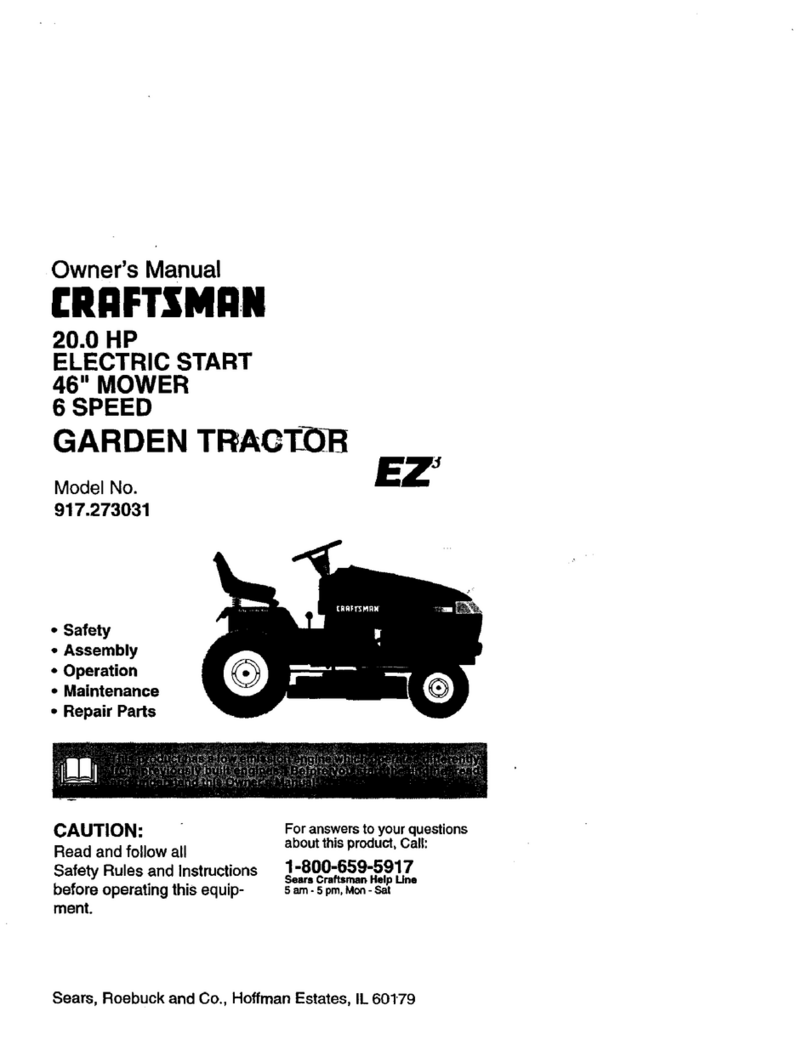 Craftsman EZ3 917.273031 owner's manual