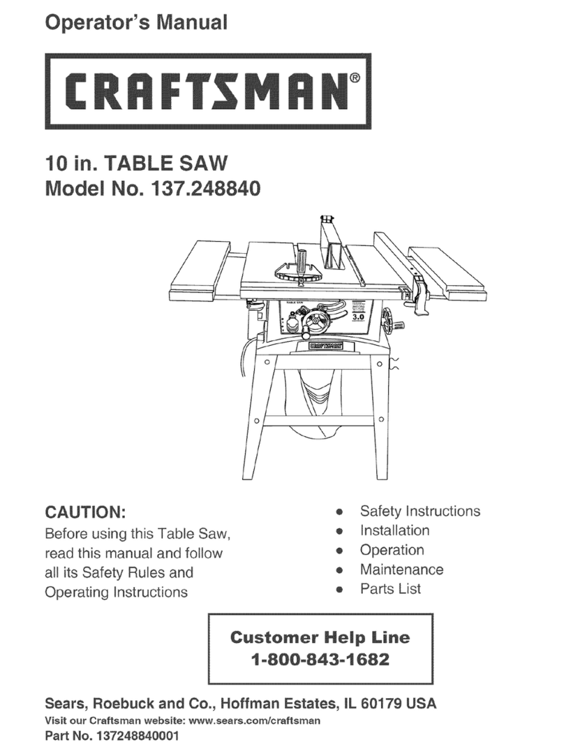 Craftsman 137.248840 Operator's manual