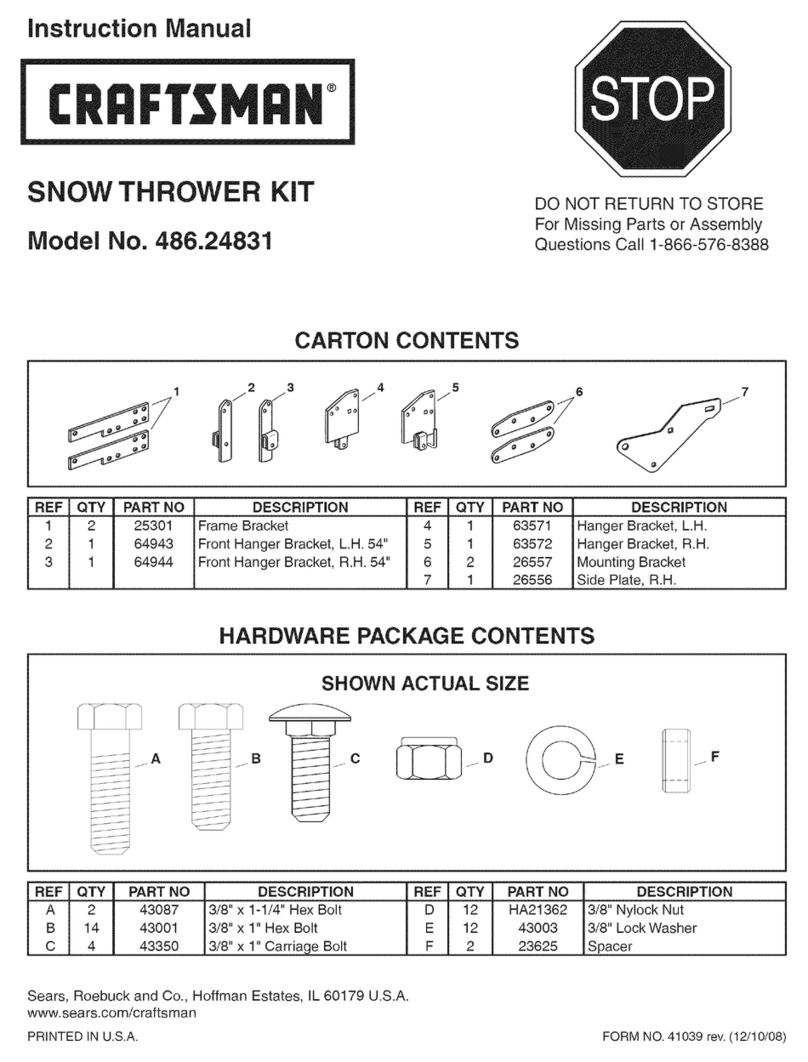 Craftsman 486.24831 User manual