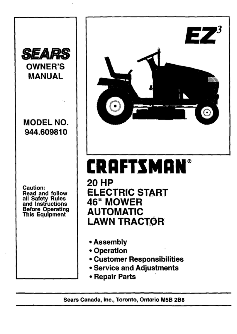 Craftsman EZ3 944.609810 User manual