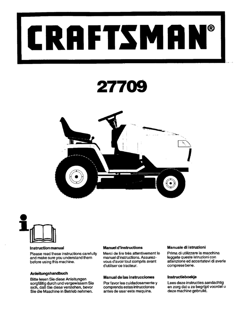 Craftsman 27709 instruction manual