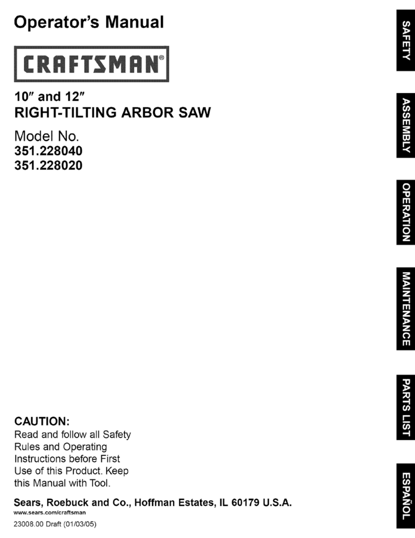 Craftsman 351.228040 User manual