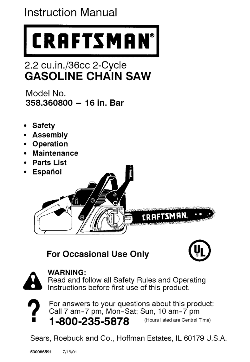 Craftsman 358.360800 User manual