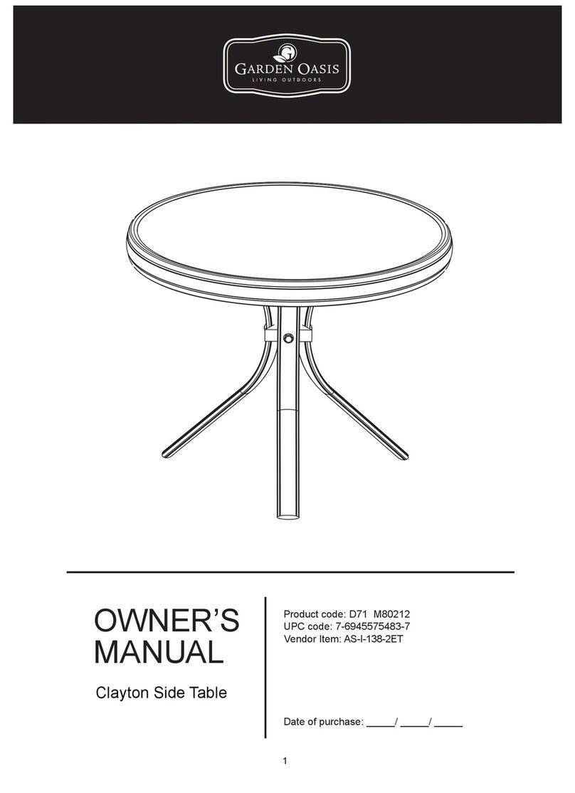 Garden Oasis AS-I-138-2ET User manual