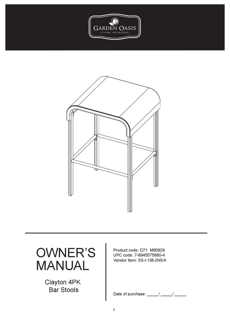 Garden Oasis SS-I-138-2NS/4 User manual