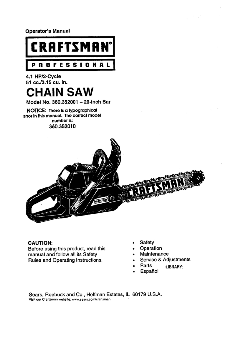 Craftsman 360.352001 Operator's manual