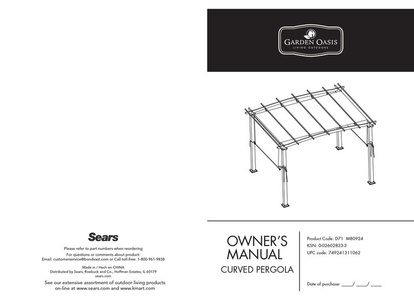 Garden Oasis GF-11S168B User manual