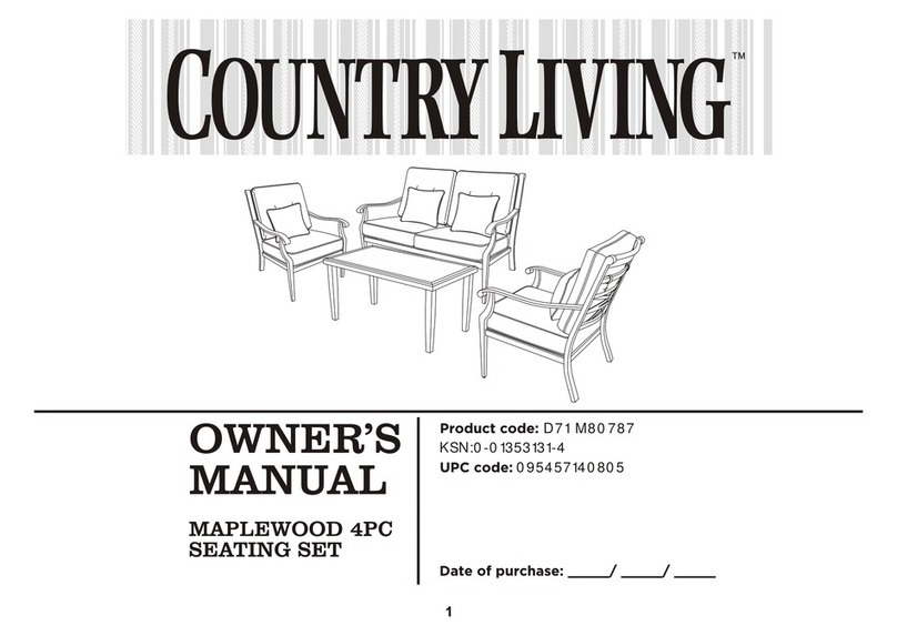 Country Living A034Q80V-1 owner's manual