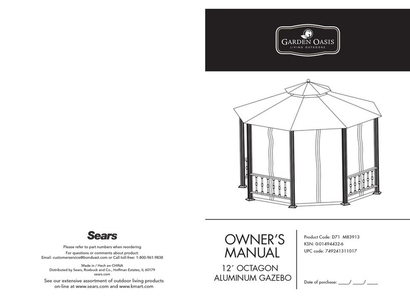 Garden Oasis D71 M83913 User manual