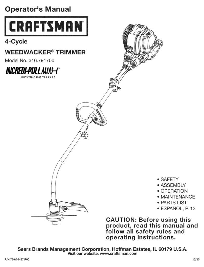Craftsman INCREDI.PULL 316.791700 Operator's manual