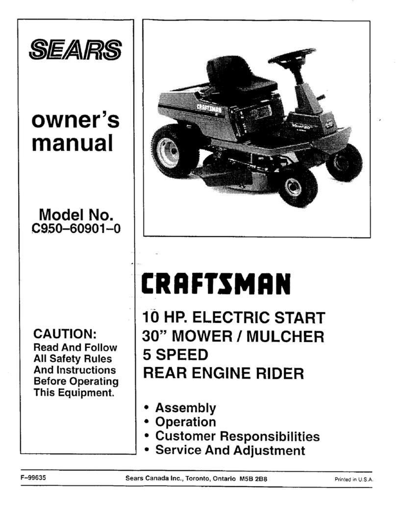 Craftsman C950-60901-0 owner's manual