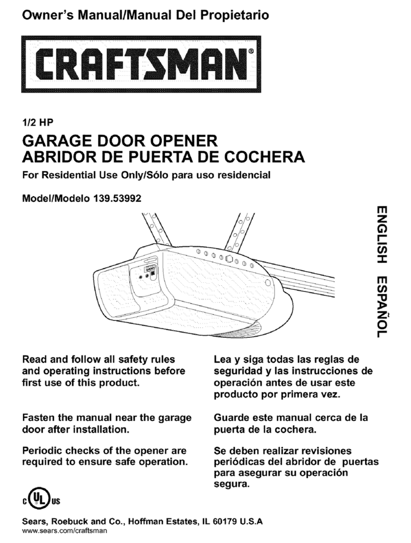 Craftsman 139.53992 owner's manual