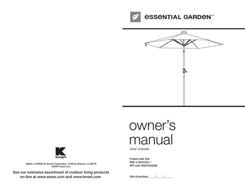 Essential Garden YJAUC-001 owner's manual