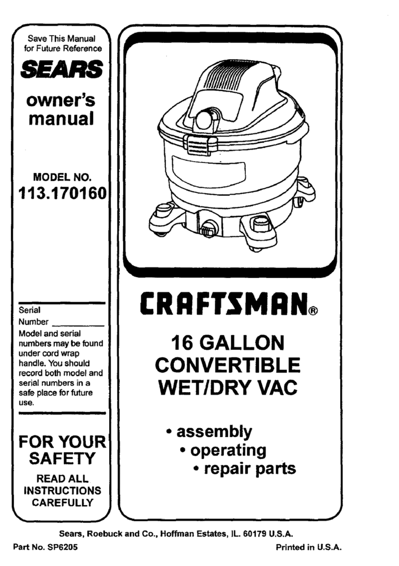 Craftsman 113.170160 owner's manual
