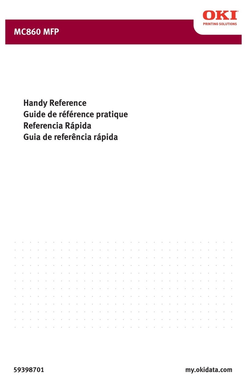 Oki MC860 MFP Service manual