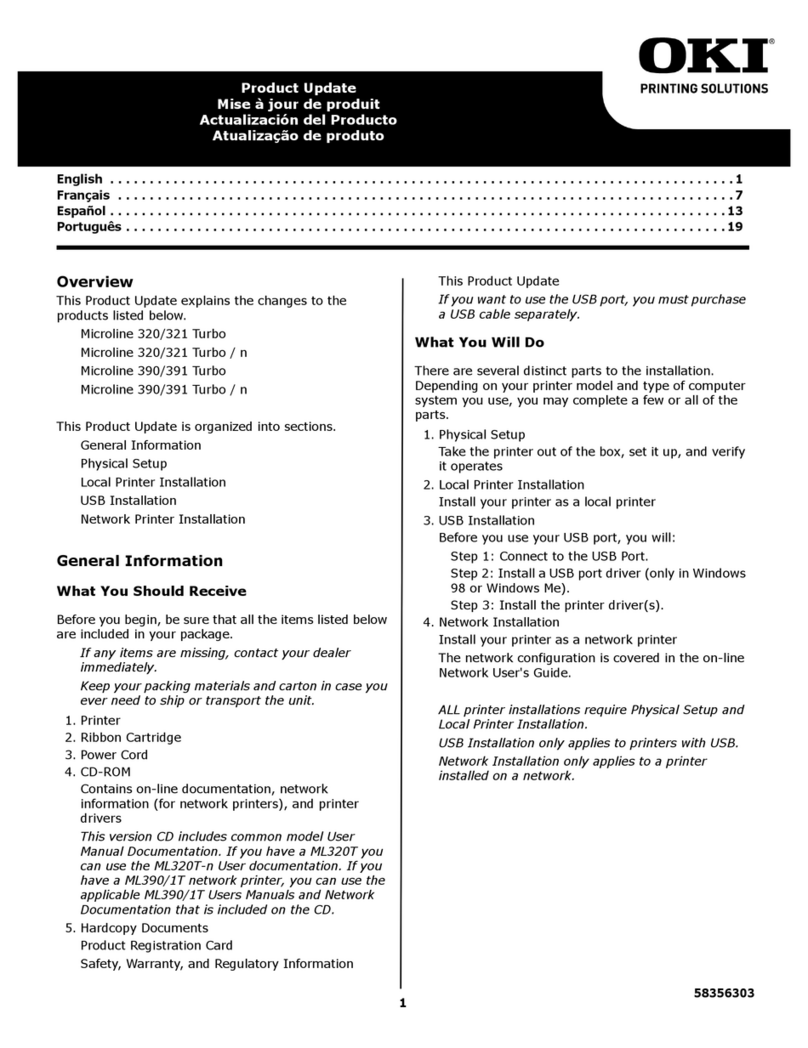 Oki Microline 320 Technical manual Oki Microline 320 Technical manual