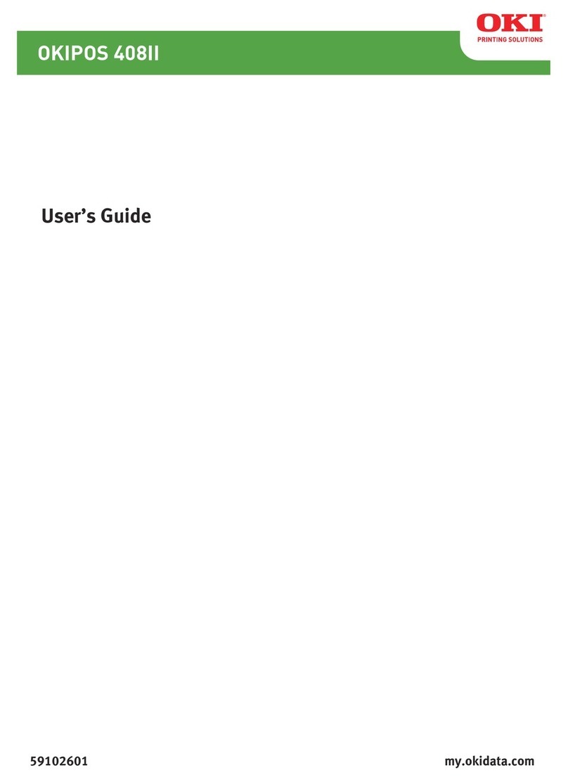 Oki OKIPOS 408II User manual