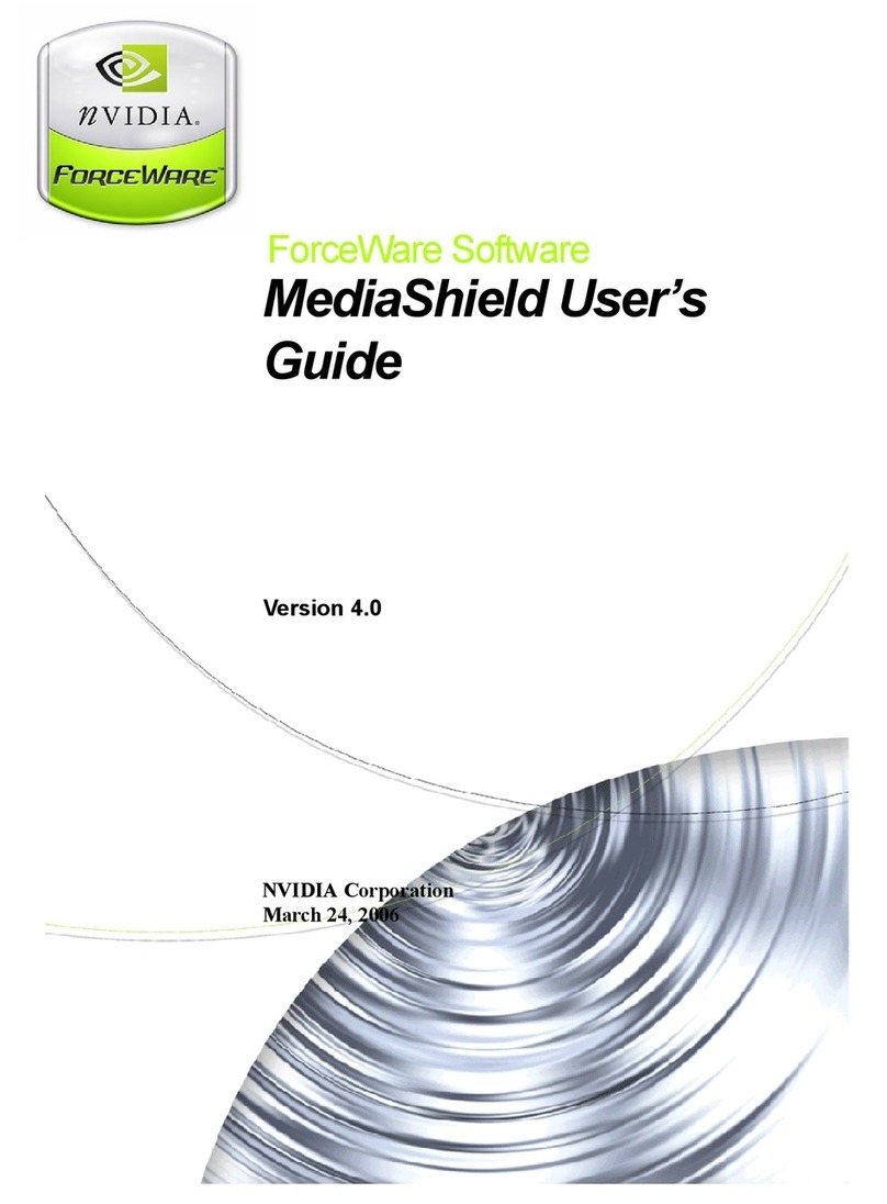 Nvidia ForceWare Software user's guide