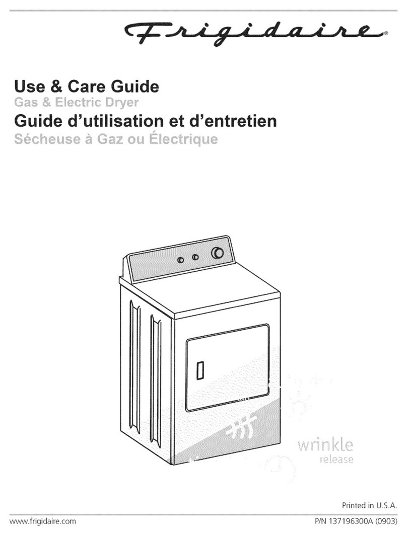 Frigidaire CFRE5711KW0 User manual