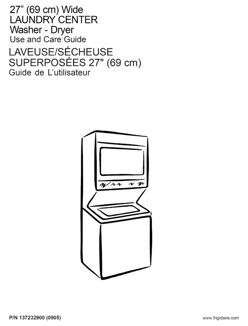 Frigidaire GCET1031FS4 User manual