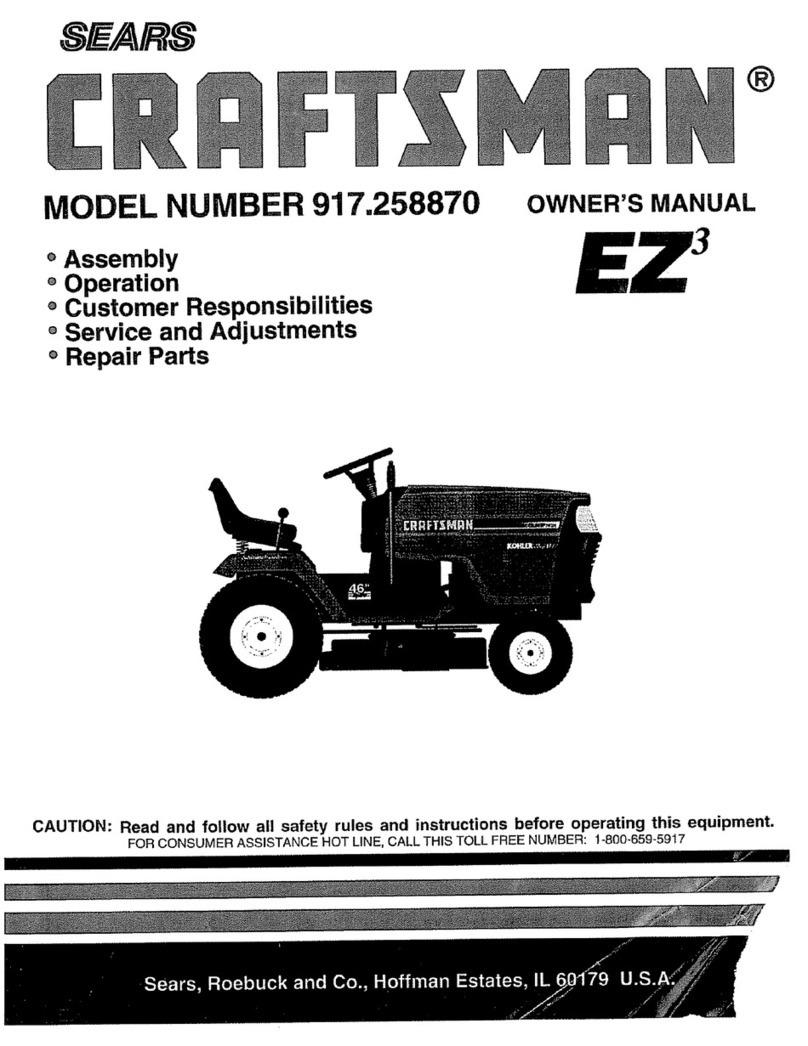 Craftsman EZ3 917.258870 User manual