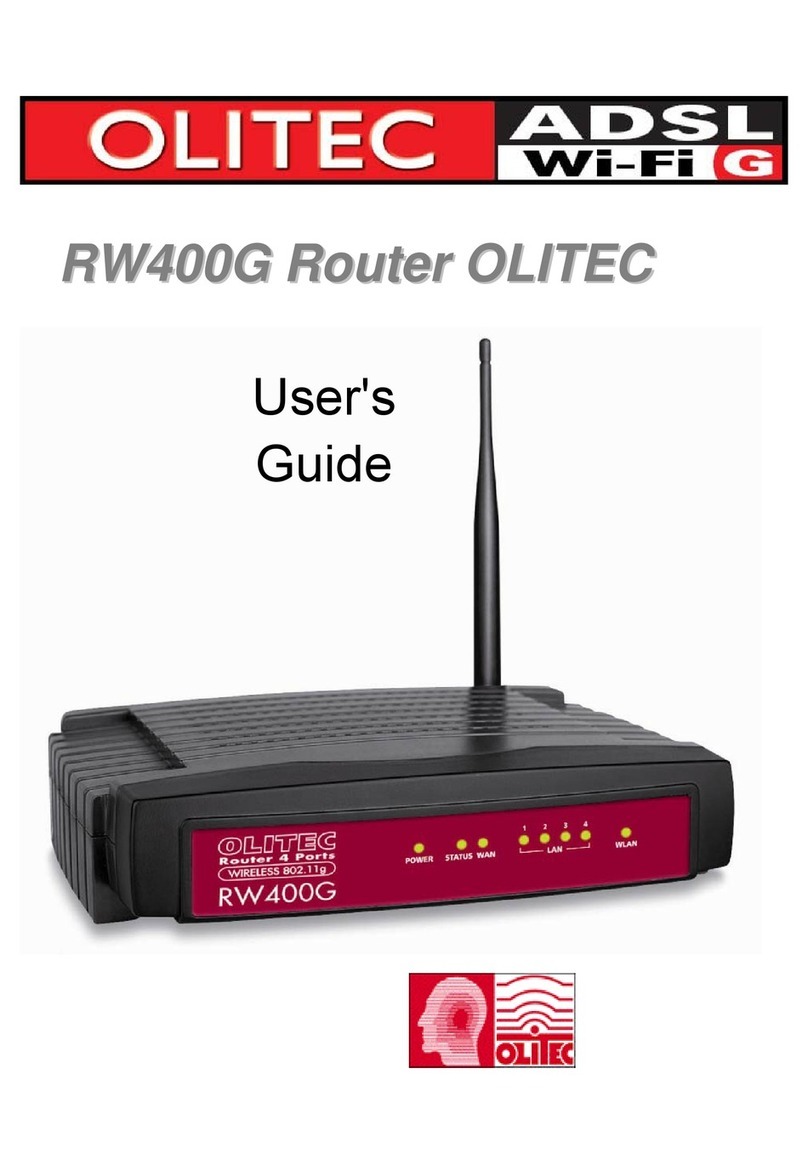 Olitec RW400G user guide