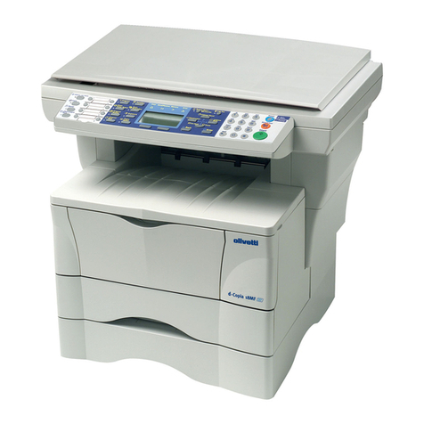 Olivetti d-Copia 18MF Operation User manual