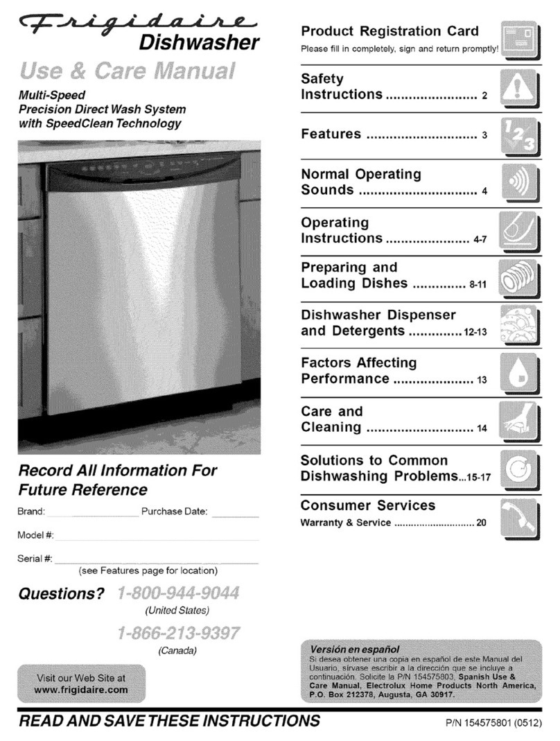 Frigidaire GLD2875FPB0 User manual