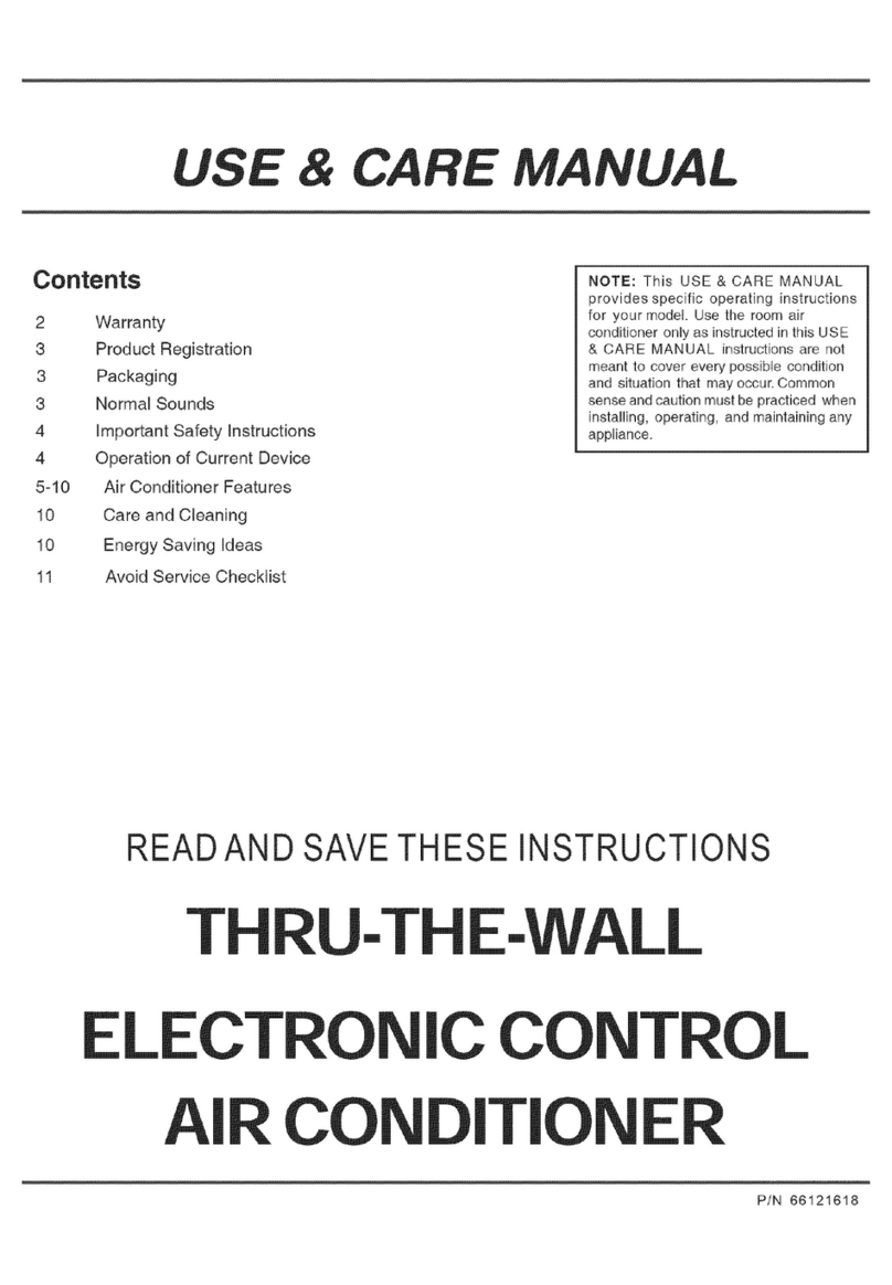 Frigidaire FAH14ER2T1 User manual