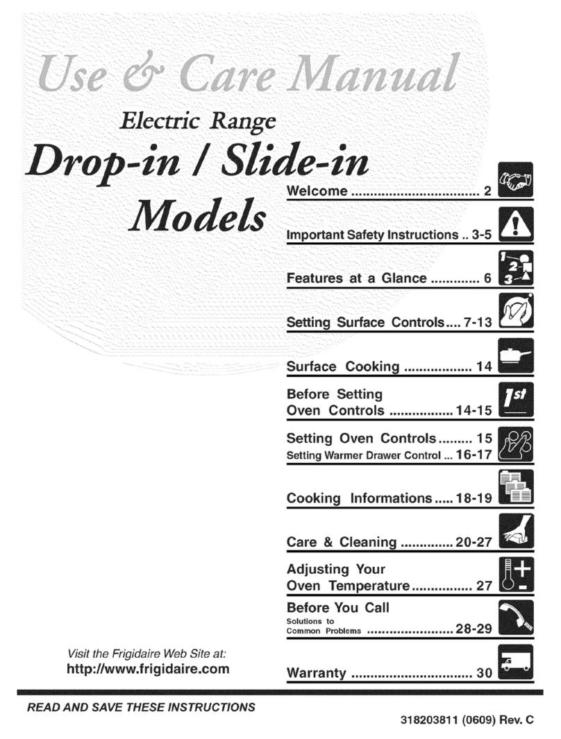 Frigidaire CFES355ES2 User manual