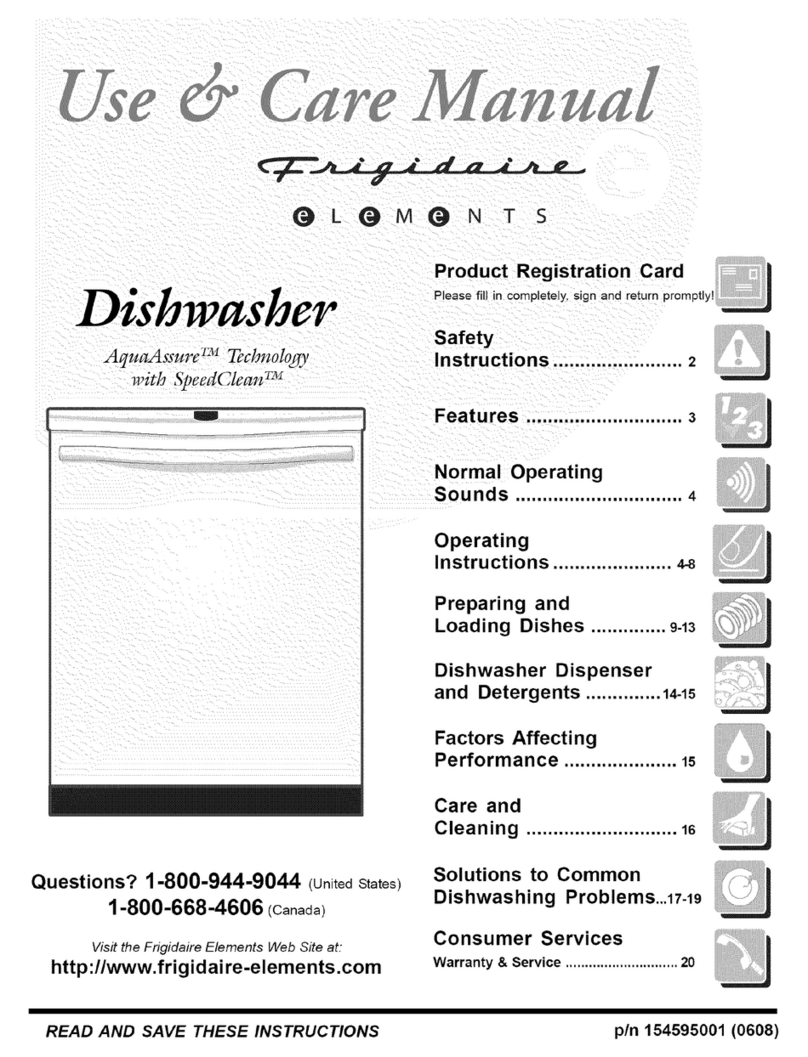 Frigidaire LEDB500FEE0 Use & care manual