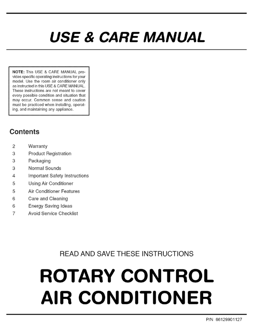 Frigidaire FAX050S7A14 User manual Frigidaire FAX050S7A14 User manual