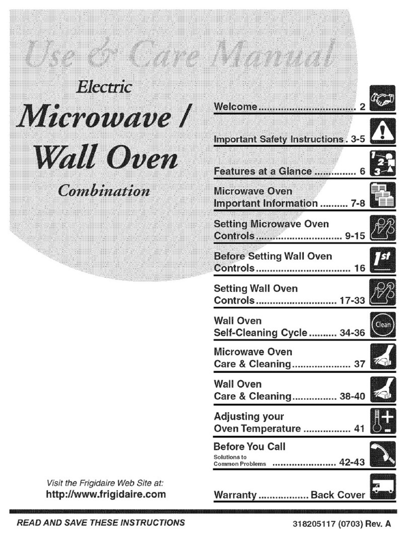 Frigidaire GLEB27M9FBC Use & care manual