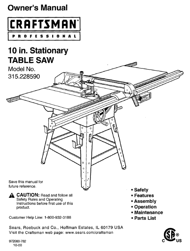 Craftsman 315.228590 User manual