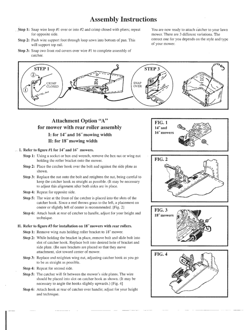 Craftsman mower with rear roller User manual