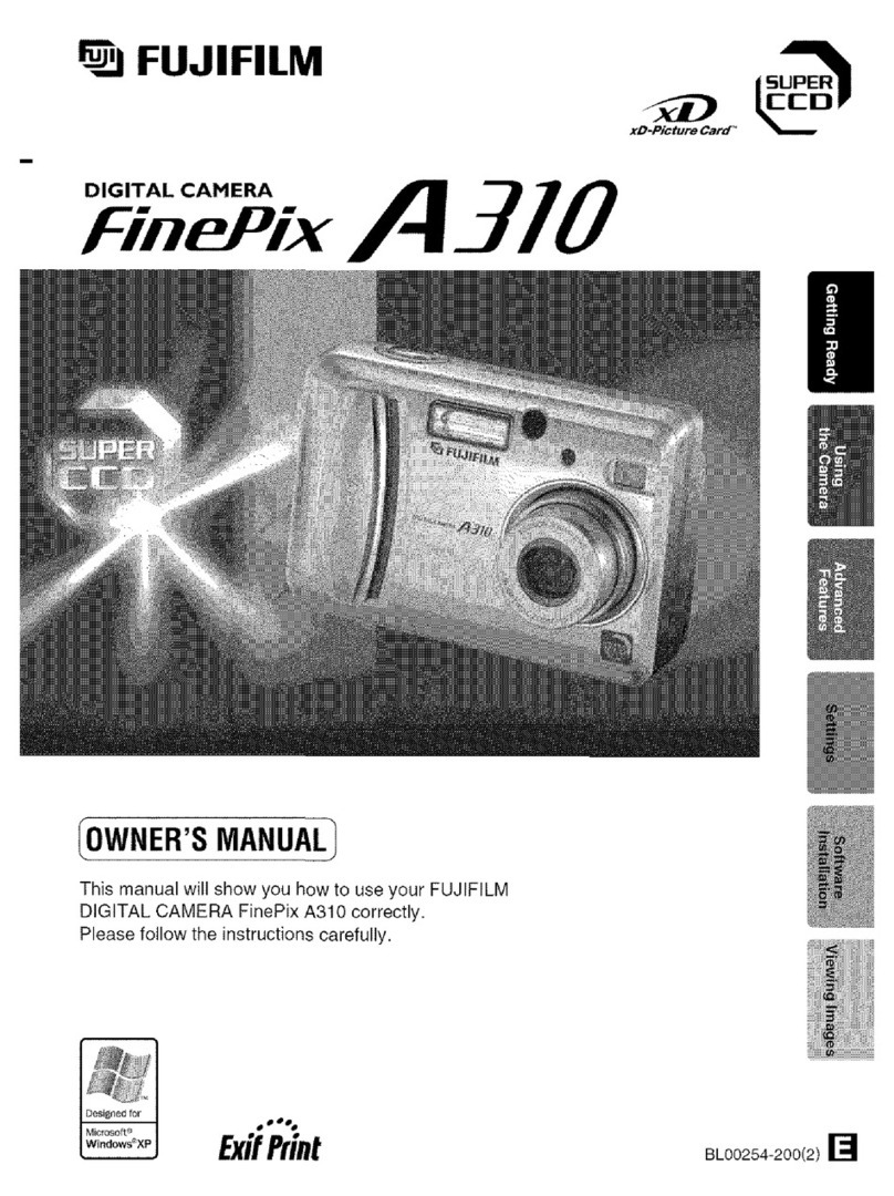 FujiFilm FINEPIX A310 owner's manual