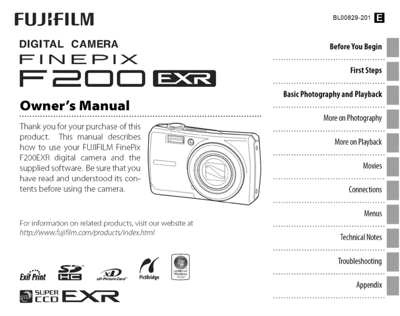 FujiFilm FINEPIX F200 EXR User manual