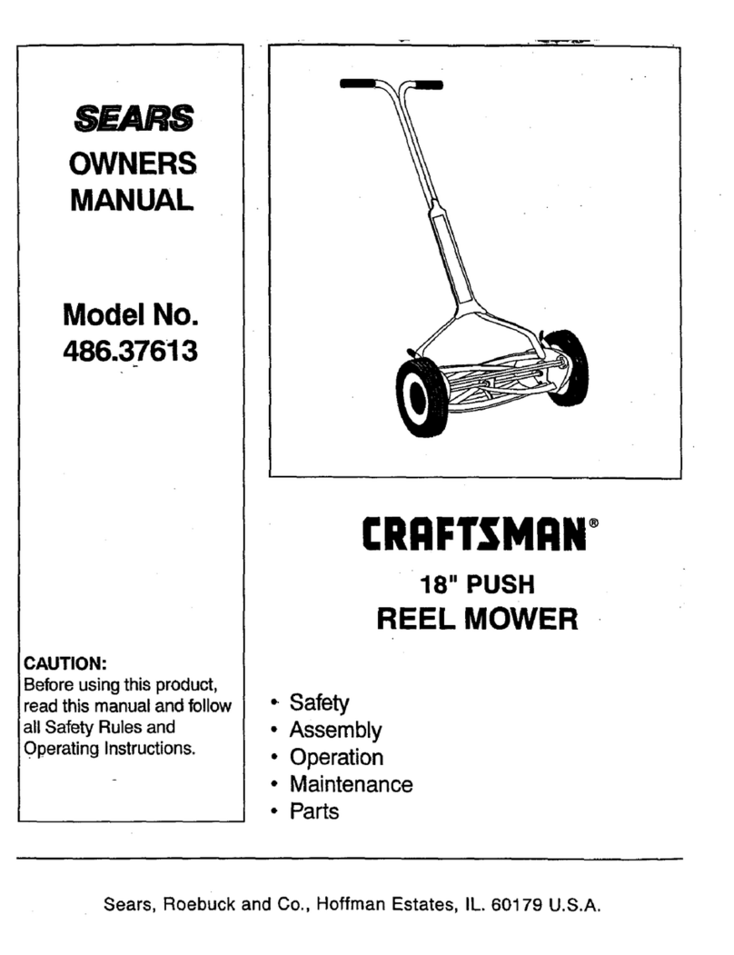 Craftsman 486.37613 owner's manual