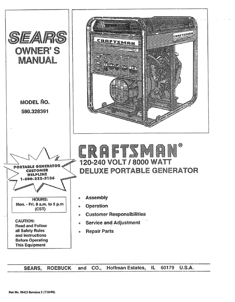 Craftsman 580.328391 User manual
