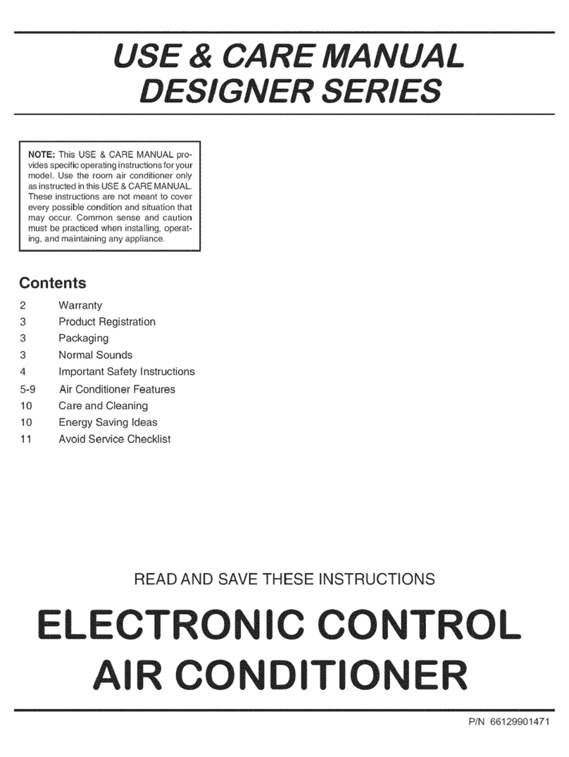 Frigidaire FAA074S7A12 Use & care manual