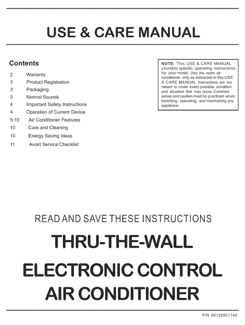 Frigidaire FAH14ES2TA12 User manual