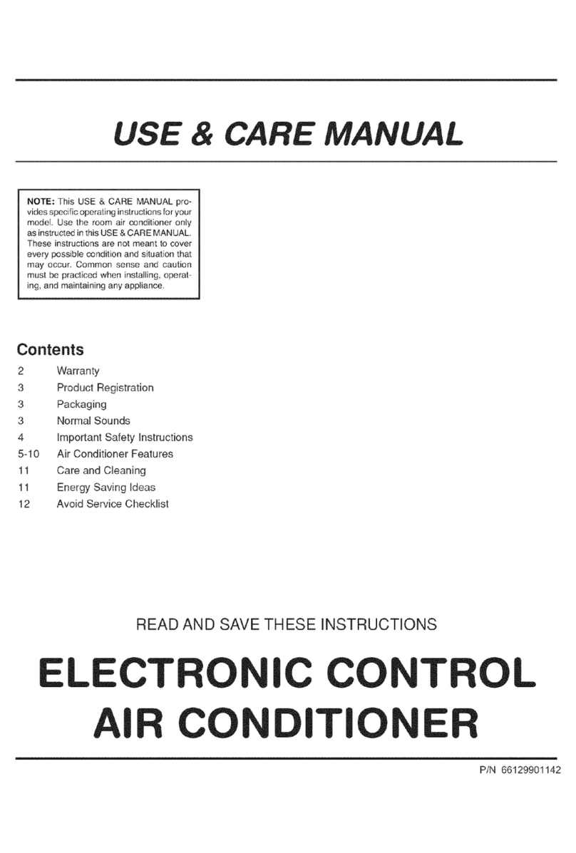 Frigidaire FAX054P7A14 User manual Frigidaire FAX054P7A14 User manual