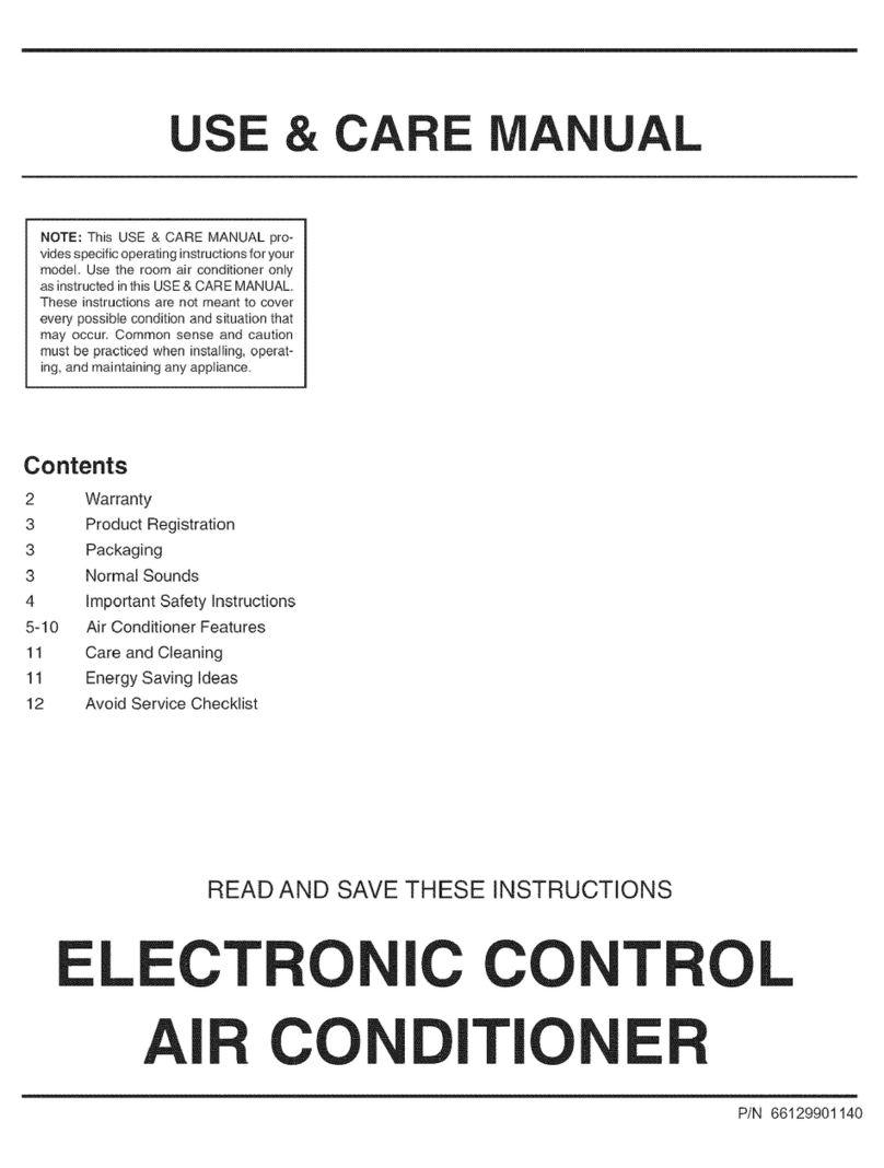 Frigidaire FAA063P7A16 User manual