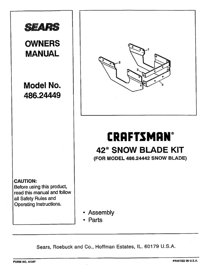 Craftsman 486.24449 User manual