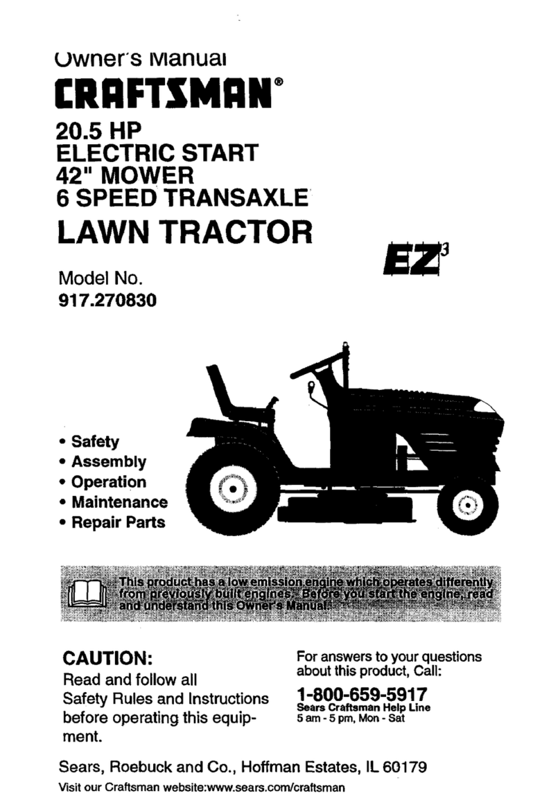 Craftsman EZ3 917.270830 User manual