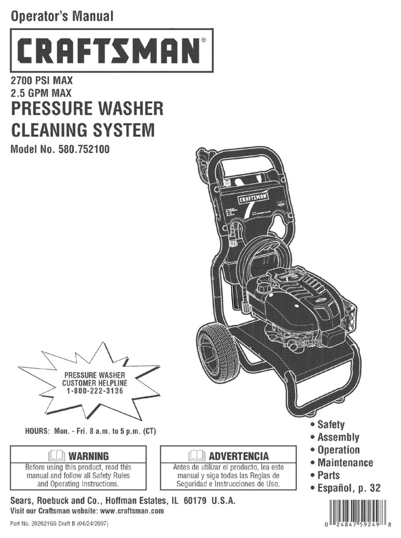 Craftsman 580.752100 User manual
