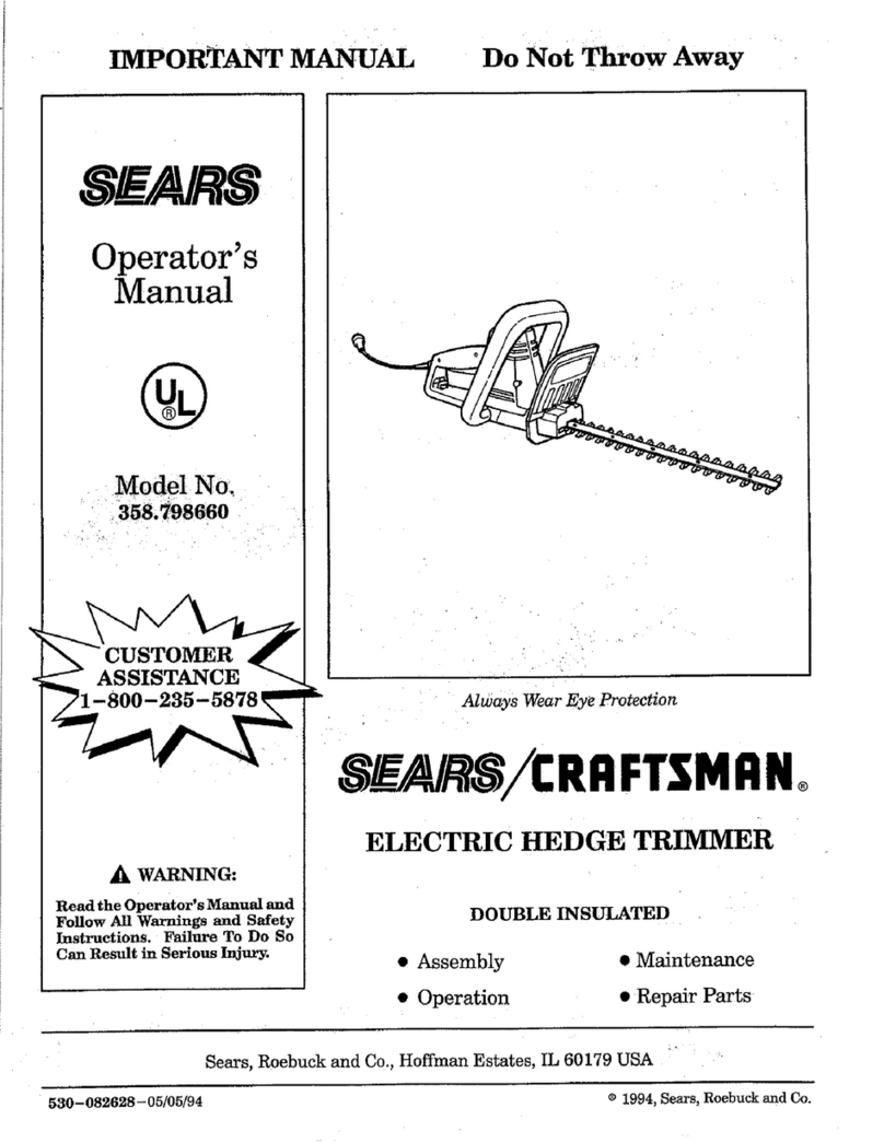 Craftsman 358.798660 User manual