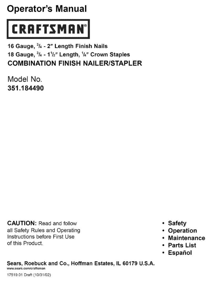Craftsman 351.184490 User manual